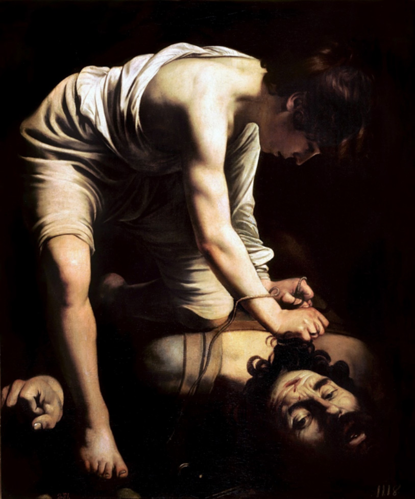 DAVID VENCEDOR DE GOLIATH de Caravaggio