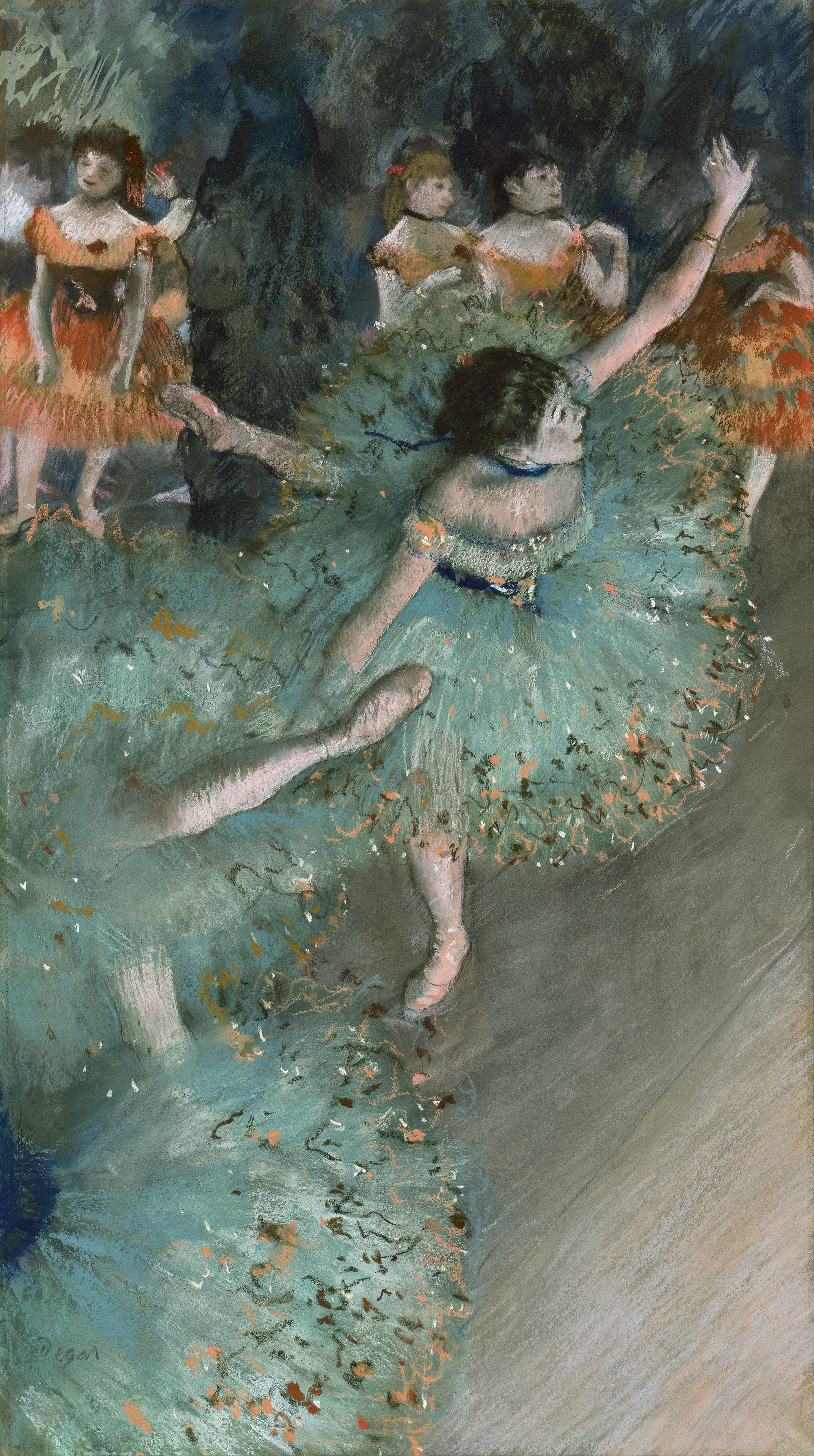 BAILARINA VERDE - Edgar Degas