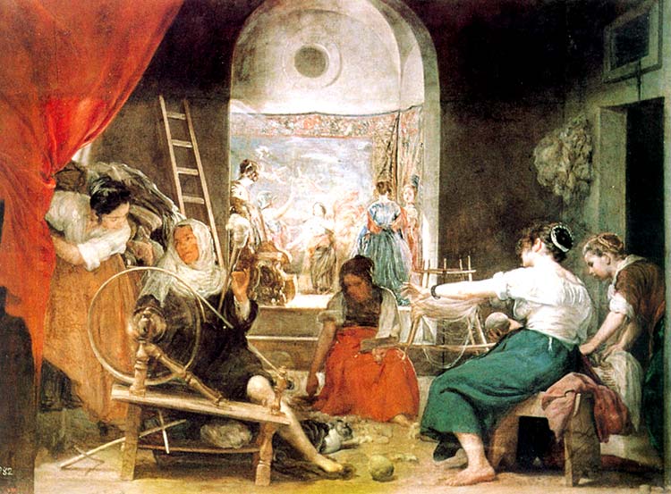 LAS HILANDERAS - Diego de Velázquez
