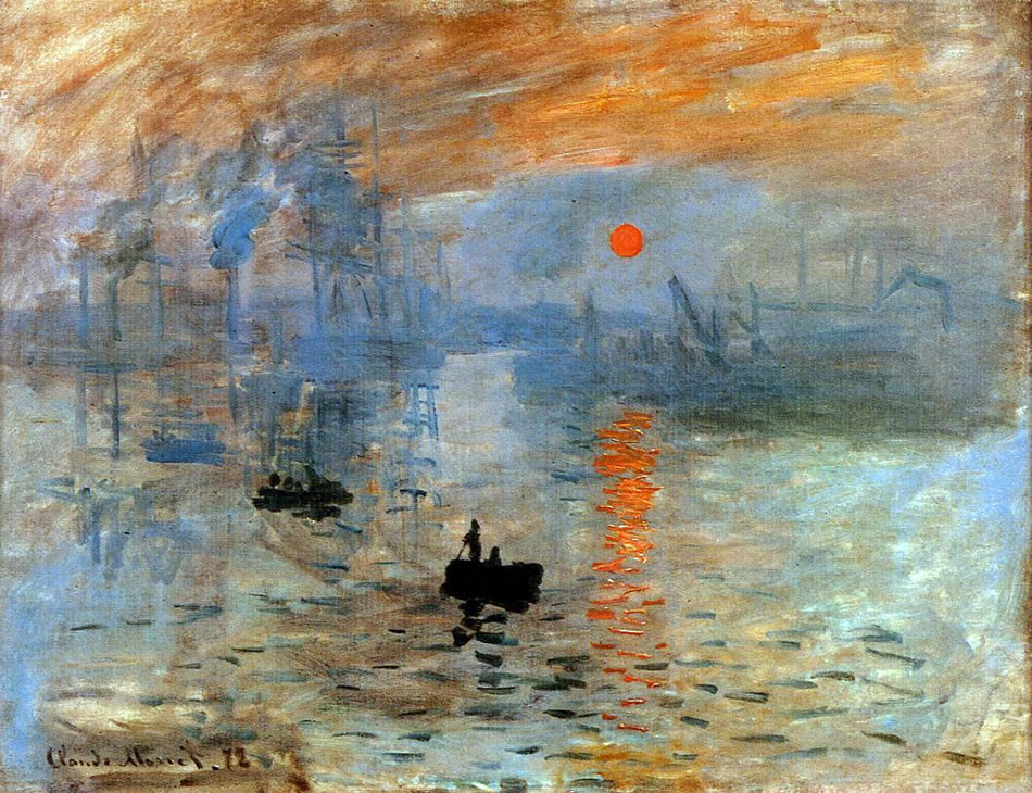 IMPRESIÓN DEL SOL NACIENTE - Claude Monet