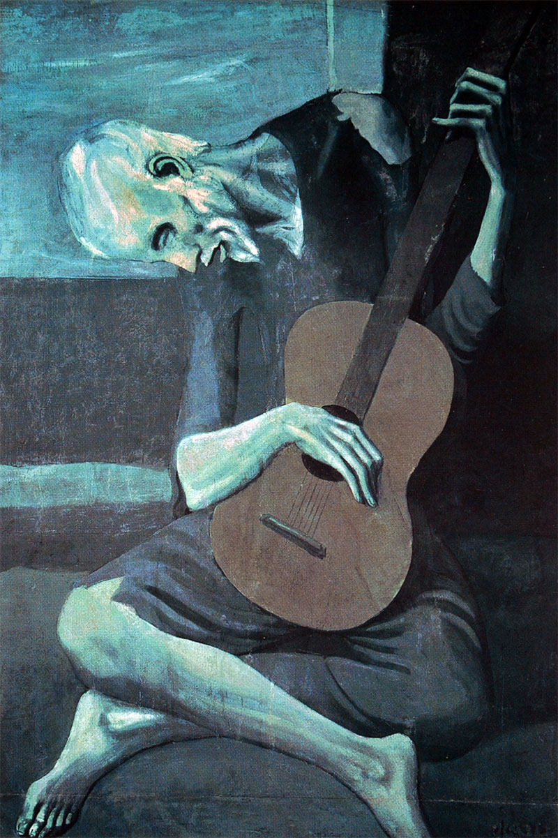 EL VIEJO GUITARRISTA - Pablo Picasso