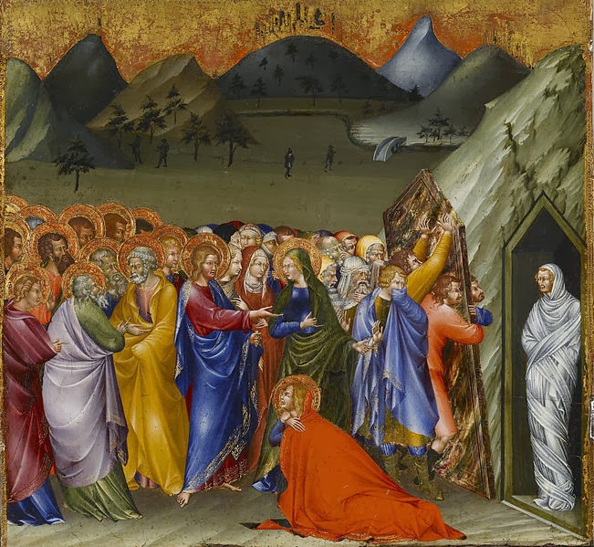 LA RESURRECCIÓN DE LÁZARO - Giovanni di Paolo