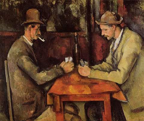 Paul Cezanne - Los jugadores de cartas