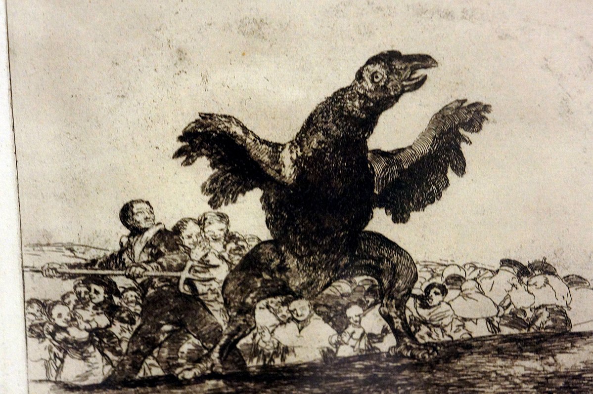 Peregrinación 1 el buitre de Goya