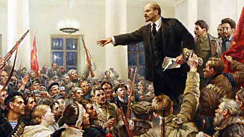 Peregrinación 8n Lenin con masas armadas