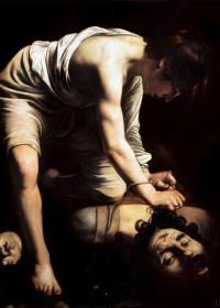 DAVID VENCEDOR DE GOLIATH de Caravaggio