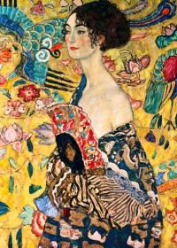  MUJER CON ABANICO - Gustav Klimt